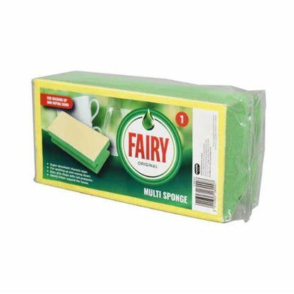 ÉPONGE MULTI-USAGE FAIRY AVEC COUCHE EN PEAU DE CHAMois