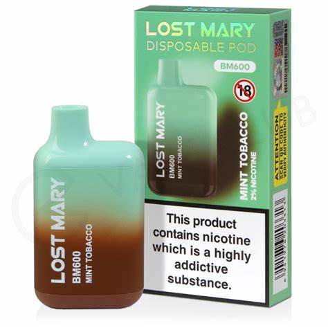 Lost Mary Mint Tobacco Disposable Pod 600 puffs