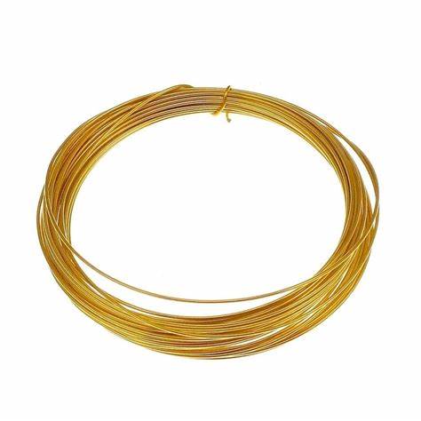 Fil d'accrochage en laiton n° 1, 3,5 mètres x 0,8 mm d'épaisseur (charge de rupture 6 kg/13 lb) 1 paquet