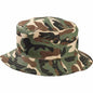 Mens Camo Print Reversible Bucket Hat