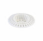 Sink Strainers, Large White Plastic 41mm - 57mm (1.5/8" - 2.1/4")