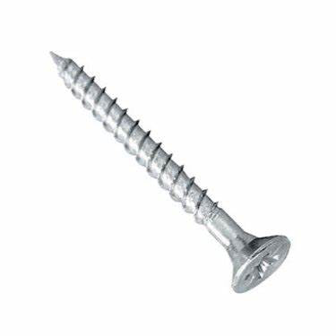 Woodscrews, Hardened Pozi Twinthread CSK, BZP (For Wood Or Chipboard) 6 X 1.3/4