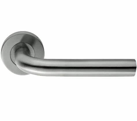 Cambridge Door Handle, Satin Stainless Steel