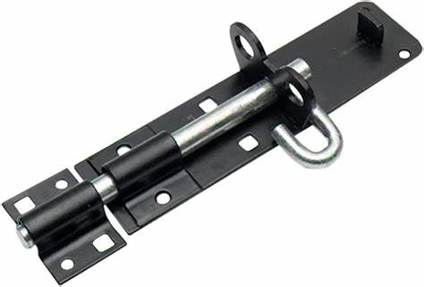 Verrous, 6" (150 mm) robustes, type Brenton 2A, noirs