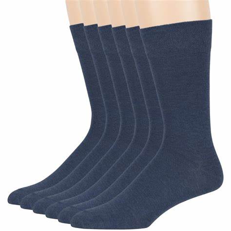 Mens 5 Pack Socks - Blue Pack