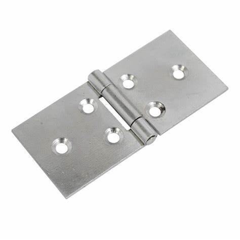 Backflap Hinges, BZP 38mm (1.1/2") & Screws