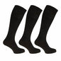 3-Pack Cotton Rich Knee High Socks with Elastane Comfortable Women's Socks