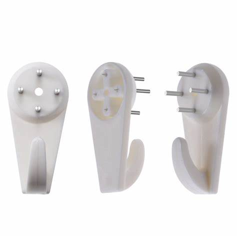 Plastic Hardwall Picture Hooks, Large
