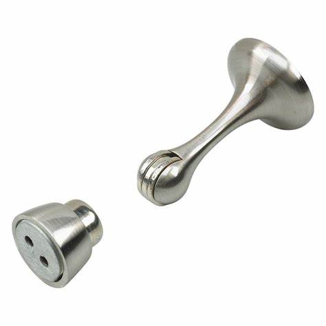 Magnetic Door Stops, Nickel