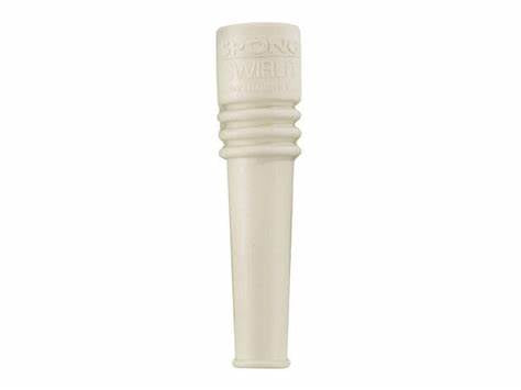 Rubber Tap Swirls, Large White 1/2" Tap 1pk
