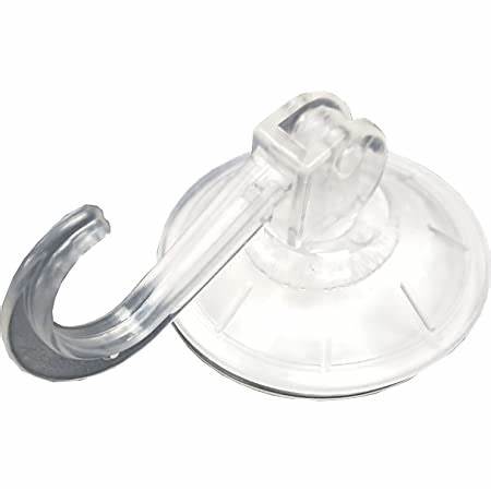Suction Hooks, Lever Type, Clear Patterned 37mm