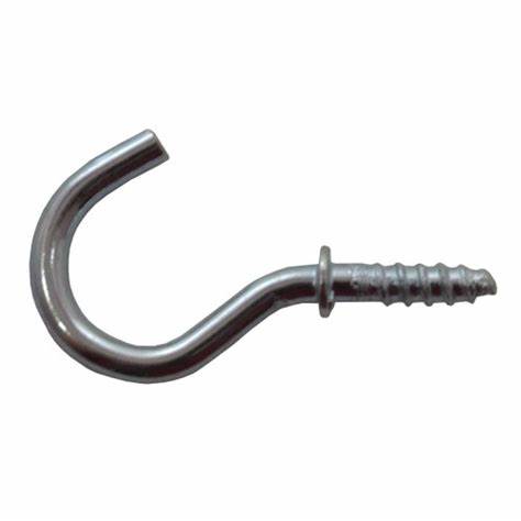 Cup Hooks, Chrome Plated 19mm (3/4")