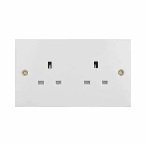 Wall Sockets, 2-Gang Unswitched