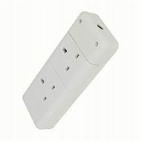 2 way - Re-wireable Socket Block - White