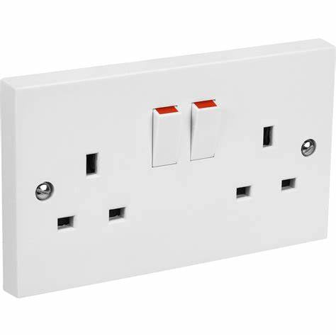 Wall Sockets, 2-Gang Switched