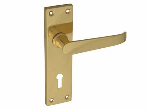 Victorian Lock Set, Solid Brass, 150mm (6")