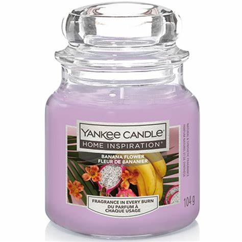 Bougies parfumées Yankee Candle Home Inspiration Fleur de Bananier (petit pot 104g)