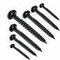 Woodscrews, Round Head, Black Japanned 6 X 1 18pk