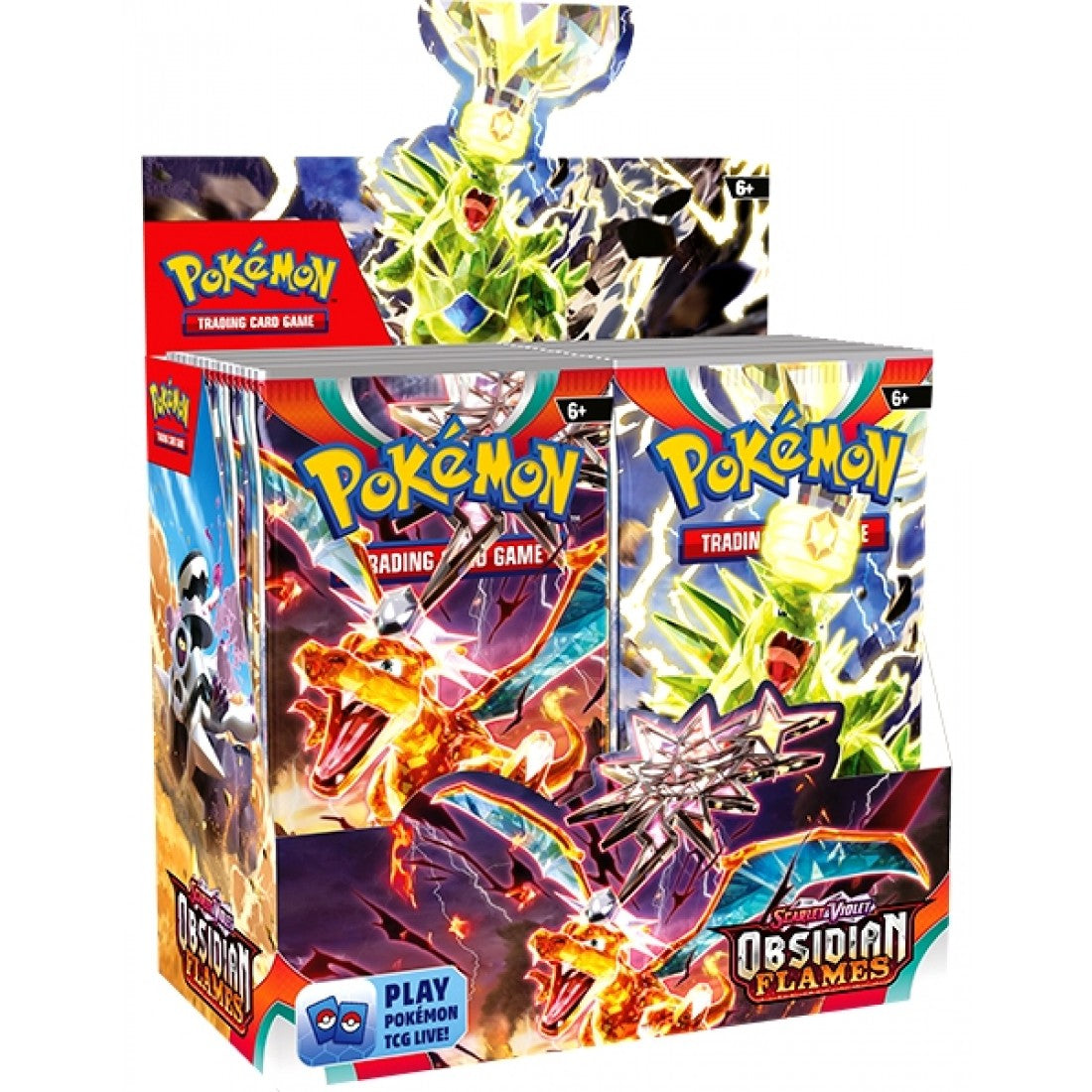 Pokémon Écarlate et Violet 3 : Flammes Obsidiennes Boosters