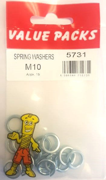 5731 - SWM10 - Rondelles Grower M10 Zinguées - 15/paquet | Fixations de Qualité