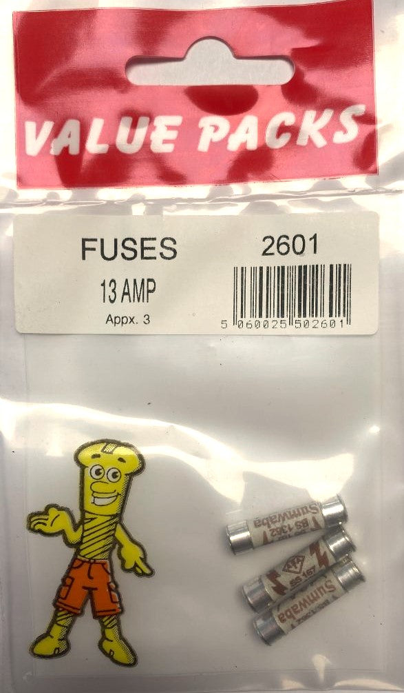 2601 - F13 13 Amp Fuses 4/PK: Reliable Electrical Components