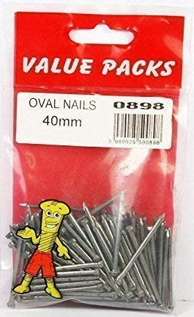 les Meilleurs Clous Ovales de 40 mm - 130 g/Paquet - 0898 - Collection NO40