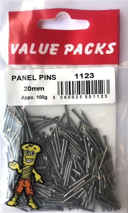 1123 NP20 Pointes de panneau 20 mm - 100 g/paquet