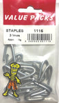 1116: NS30 Galvanised Netting Staples - 30mm, 100g/PK