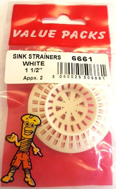 6661 SS112W passoires d'évier blanches 1 1/2 po 2/paq – Achetez les meilleurs filtres de vidange