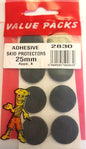 Protective Felt Skid Protectors - 25mm - Pack of 8 -