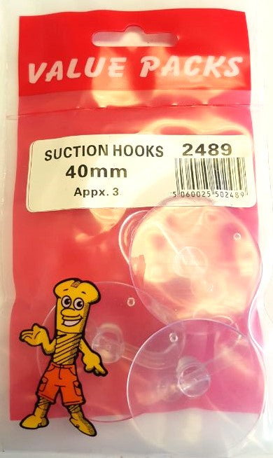 2489 SH40 Ventouses 40mm - Pack de 3