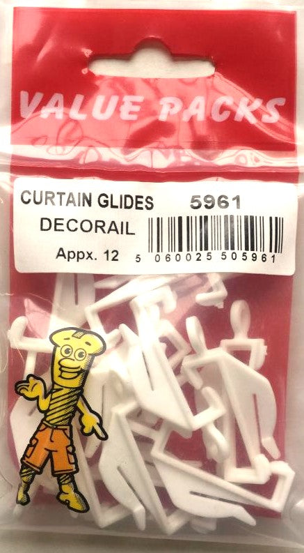 5961 - Crochets de rideaux décoratifs CHD Glide - 12/PAQ (env.)