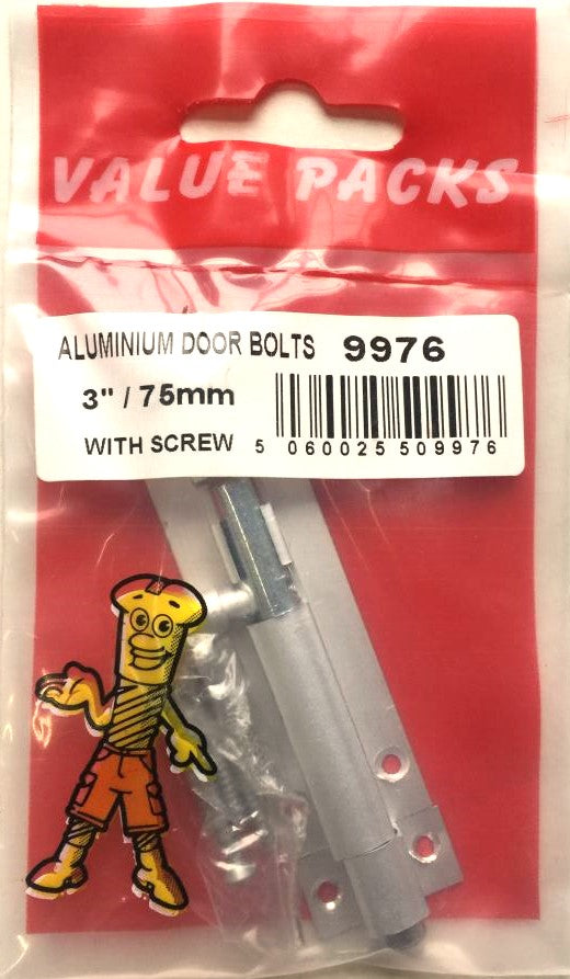 Boulon de porte en aluminium 9976 3" (75 mm) - 1/PC