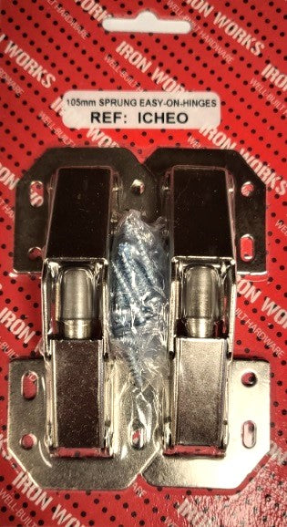 ICHEO - Charnière de meuble 105 mm Easy On (2 pièces)