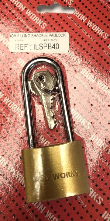 Cadenas en laiton à anse longue 40 mm pour un verrouillage sécurisé