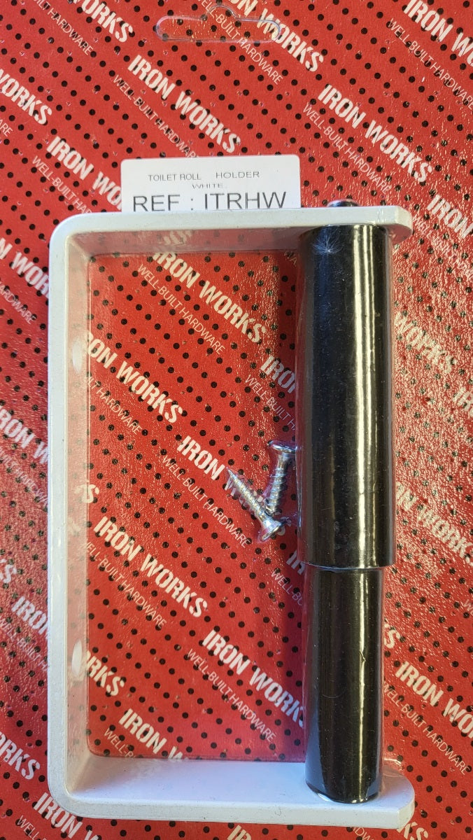ITRHW Porte-rouleau de papier toilette blanc : accessoire de salle de bain élégant
