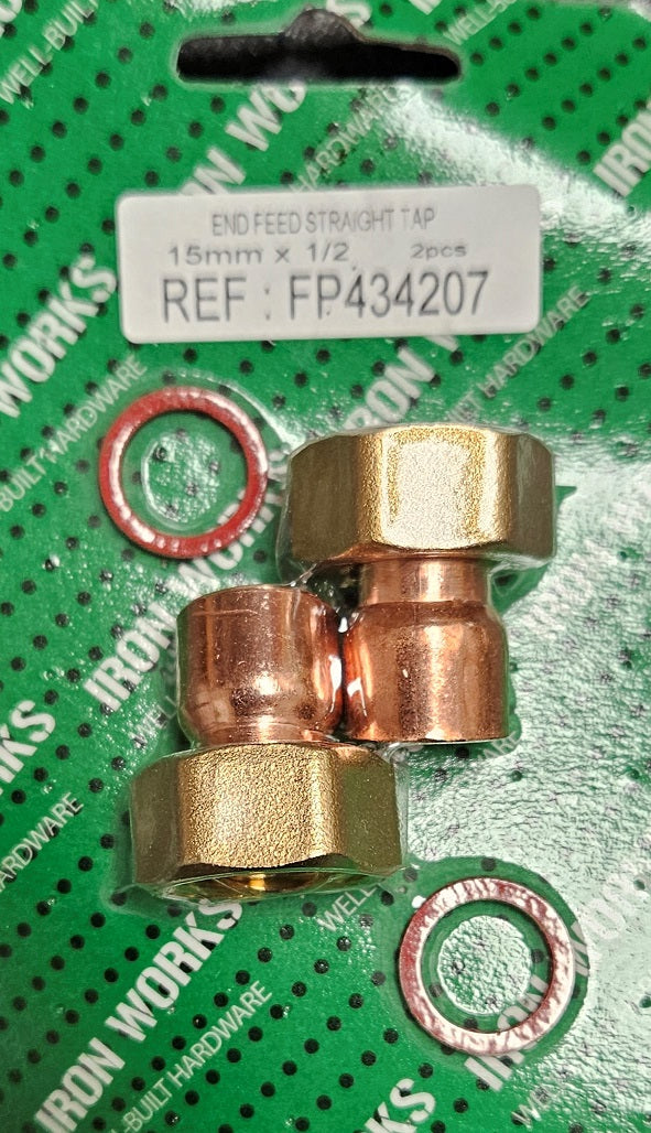 5204 - FP434207 - Raccord droit à souder M15 x 1/2