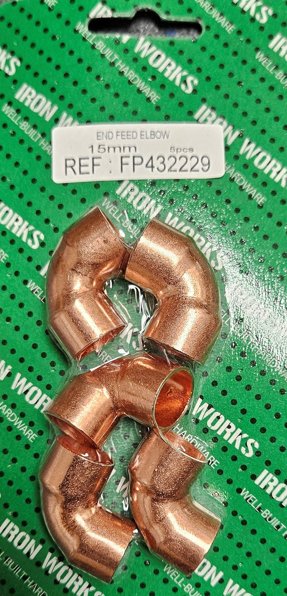 5235 FP432229 Raccord coudé à souder 15mm