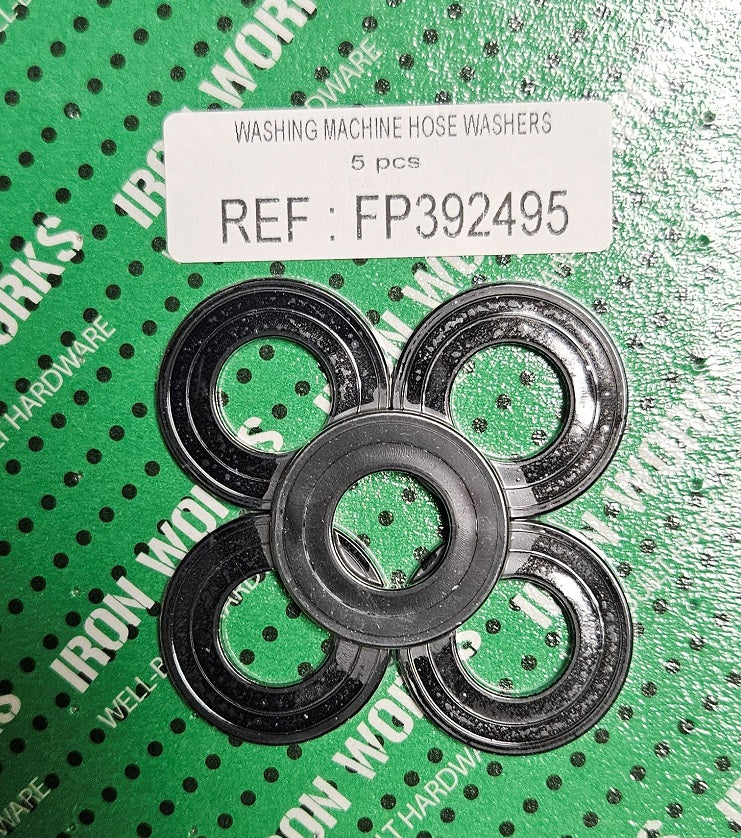 4894 Rondelles de tuyau de machine à laver (lot de 5) - Rondelle de remplacement