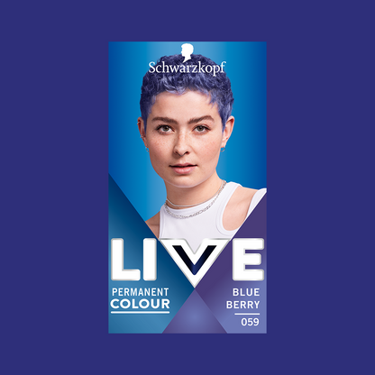 Schwarzkopf LIVE BLUE BERRY PERMANENT COLOUR 059