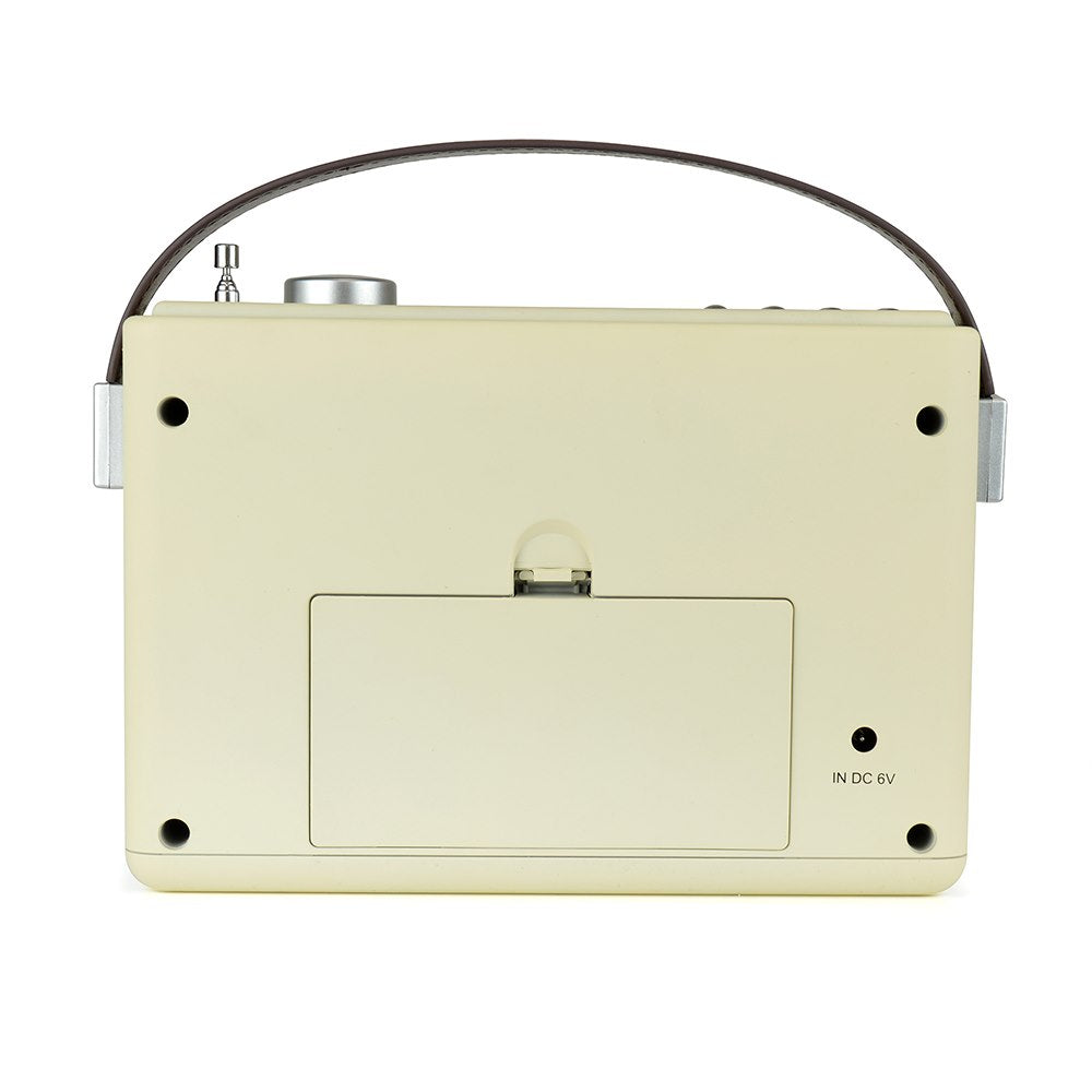 Radio Stéréo Portable Lloytron DAB/FM avec Diffusion Musicale - Crème