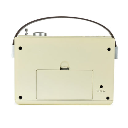 Radio Stéréo Portable Lloytron DAB/FM avec Diffusion Musicale - Crème