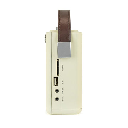 Radio Stéréo Portable Lloytron DAB/FM avec Diffusion Musicale - Crème