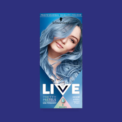 Schwarzkopf LIVE DENIM STEEL COLORATION SEMI-PERMANENTE P121