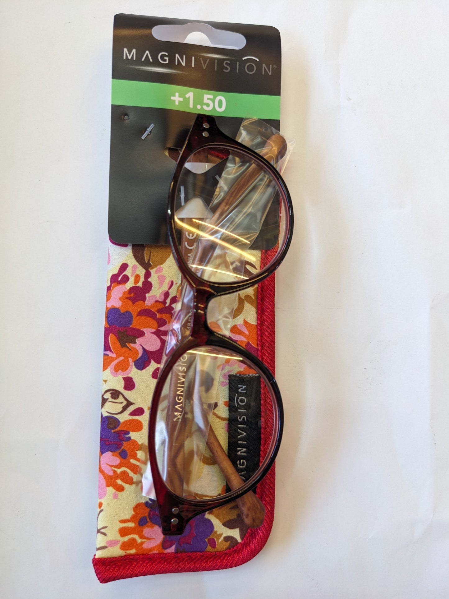 Reading Glasses with case +1.50