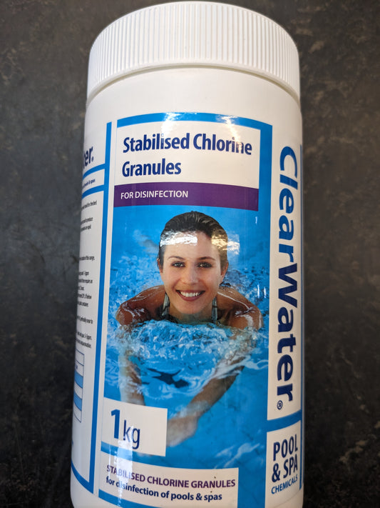 Clear Water Stabilized Chlorine Granules 1kg
