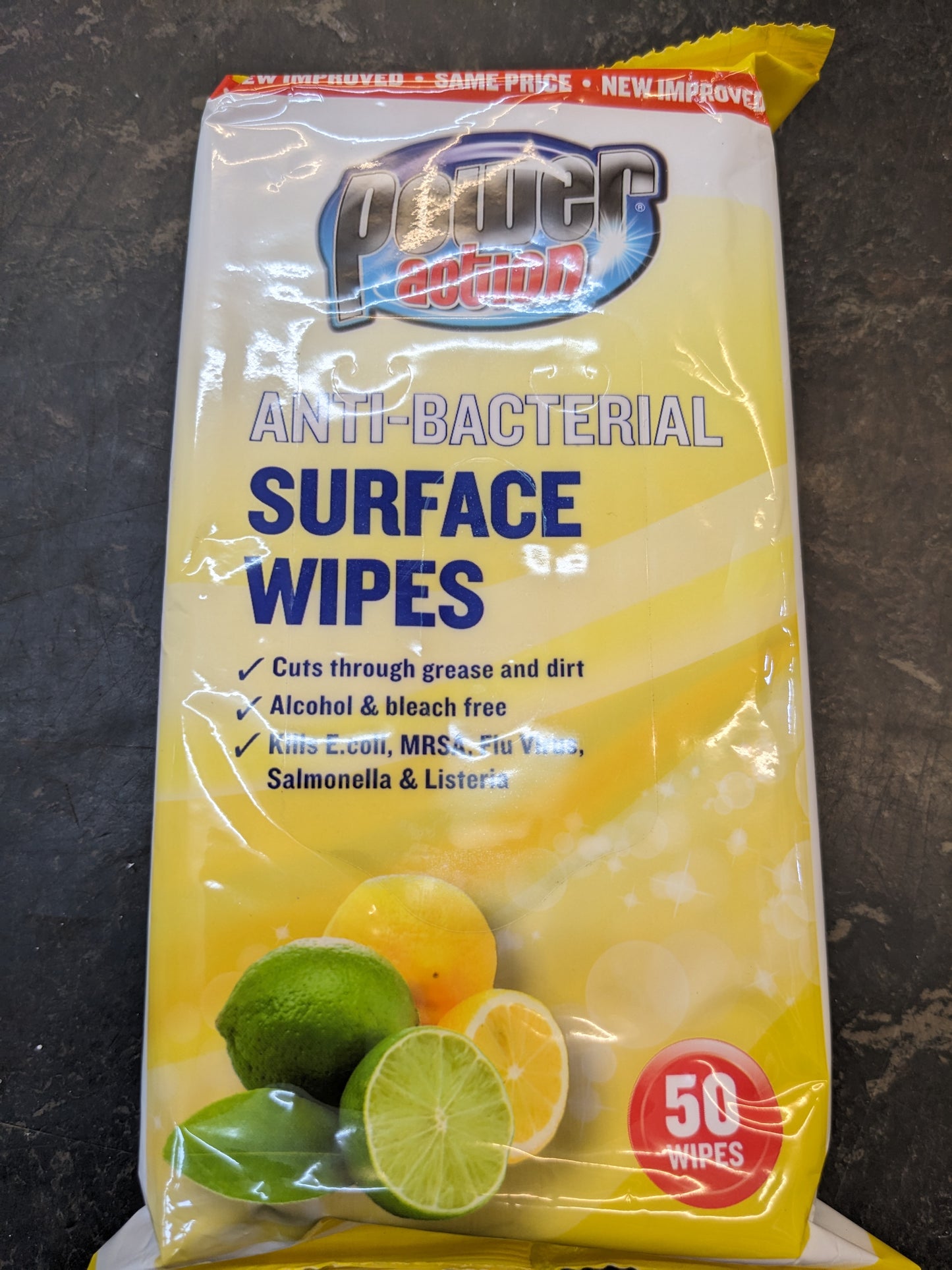 Antibacterial Surface 50 Wipes