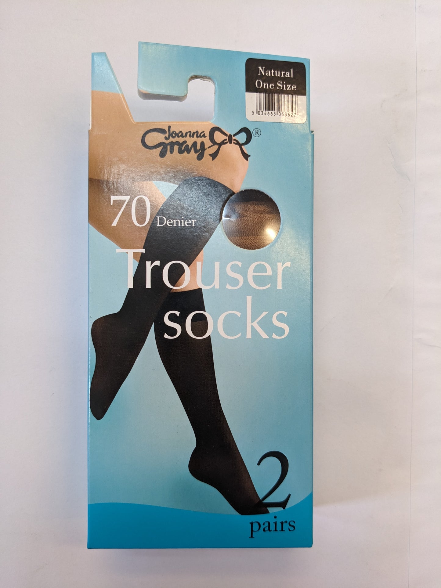 70 Denier Trouser Socks Natural One Size