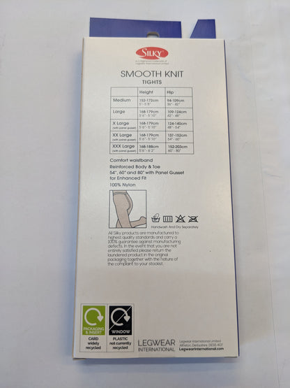 Collant tricoté doux et soyeux, naturel, grande taille