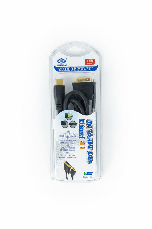 CÂBLE DVI VERS HDMI 1,5 M